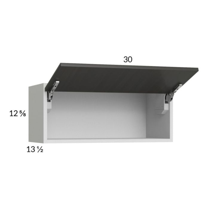 RTA Euro Cafe 30" x 12-5/8" Flip Up Door Wall Cabinet with 1 Finished End Panel