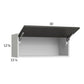 RTA Euro Cafe 30" x 12-5/8" Flip Up Door Wall Cabinet