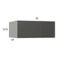 RTA Euro Cafe 30" x 12-5/8" x 24" Flip Up Door Wall Cabinet with 1 Finished End Panel