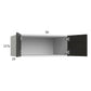 RTA Euro Cafe 30" x 12-5/8" x 24" Wall Cabinet with 1 Finished End Panel
