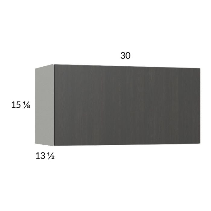 RTA Euro Cafe 30" x 15-1/8" Flip Up Door Wall Cabinet with 1 Finished End Panel