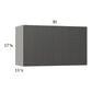 RTA Euro Cafe 30" x 17-5/8" Flip Up Door Wall Cabinet with 1 Finished End Panel