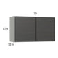 RTA Euro Cafe 30" x 17-5/8" Wall Cabinet with 2 Finished End Panels
