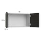 RTA Euro Cafe 30" x 17-5/8" Wall Cabinet