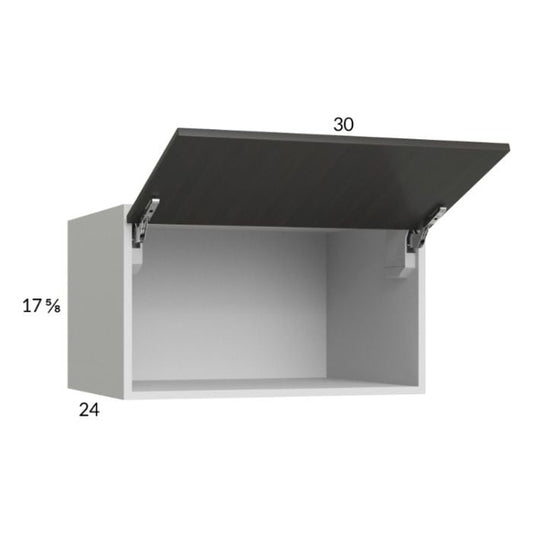 RTA Euro Cafe 30" x 17-5/8" x 24" Flip Up Door Wall Cabinet