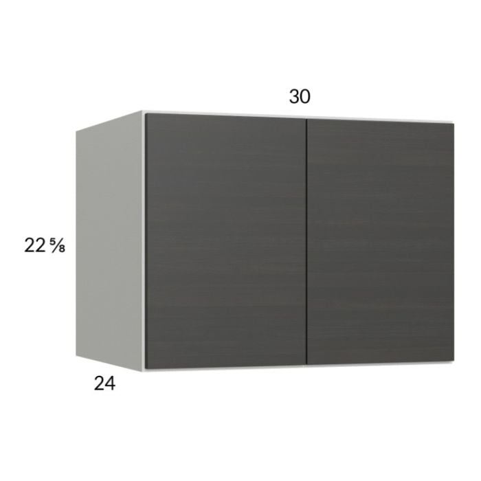 RTA Euro Cafe 30" x 22-5/8" x 24" Wall Cabinet with 2 Finished End Panels