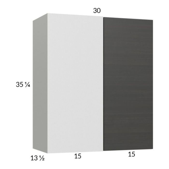 RTA Euro Cafe 30" x 35-1/4" Blind Corner Wall Cabinet
