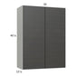 RTA Euro Cafe 30" x 40-1/4" Wall Cabinet with 2 Finished End Panels