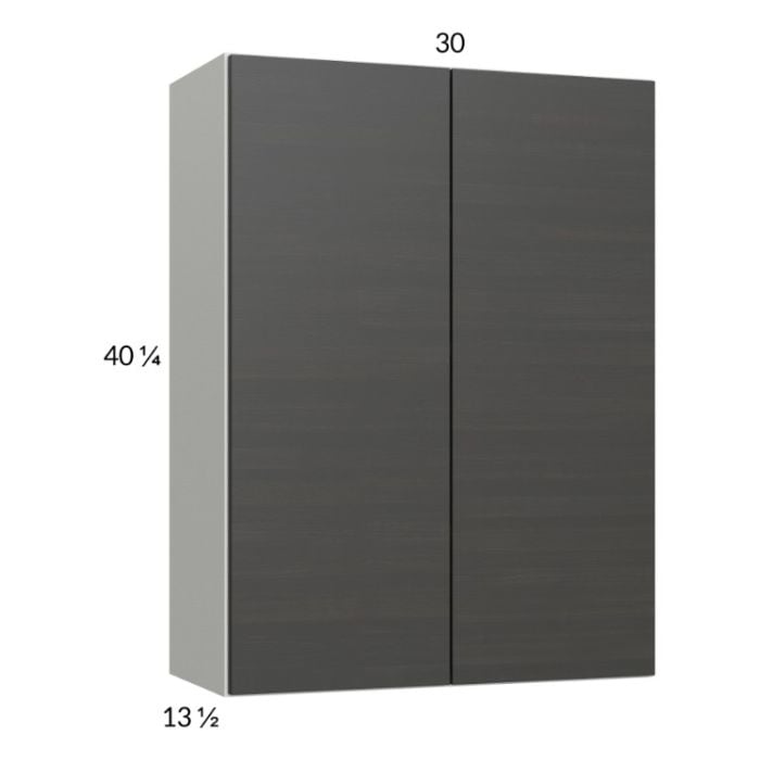 RTA Euro Cafe 30" x 40-1/4" Wall Cabinet with 2 Finished End Panels