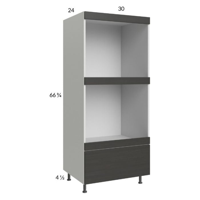 RTA Euro Cafe 30" x 71-1/4" Double Oven Cabinet with 1 Drawer