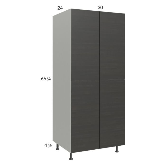 RTA Euro Cafe 30" x 71-1/4" Utility Cabinet with 2 Doors