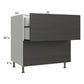RTA Euro Cafe 33" 2-Drawer Base Cabinet with 1 Inner Drawer and 1 Finished End Panel