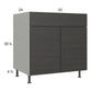 RTA Euro Cafe 33" Base Cabinet