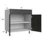 RTA Euro Cafe 33" Base Cabinet with 2 Finished End Panels