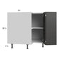 RTA Euro Cafe 33" Corner Base Cabinet