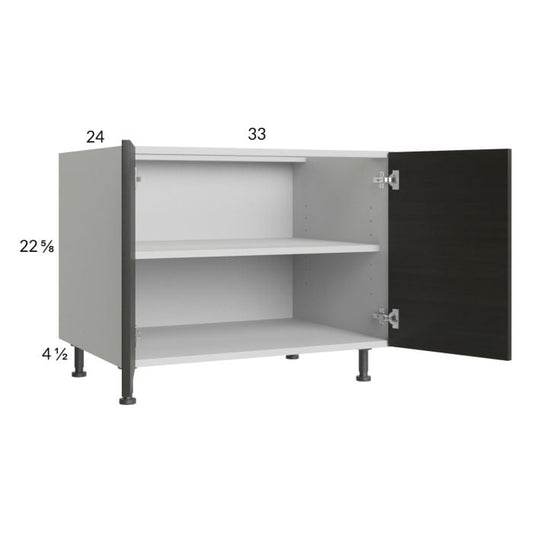 RTA Euro Cafe 33" Full Height Door Desk Base Cabinet