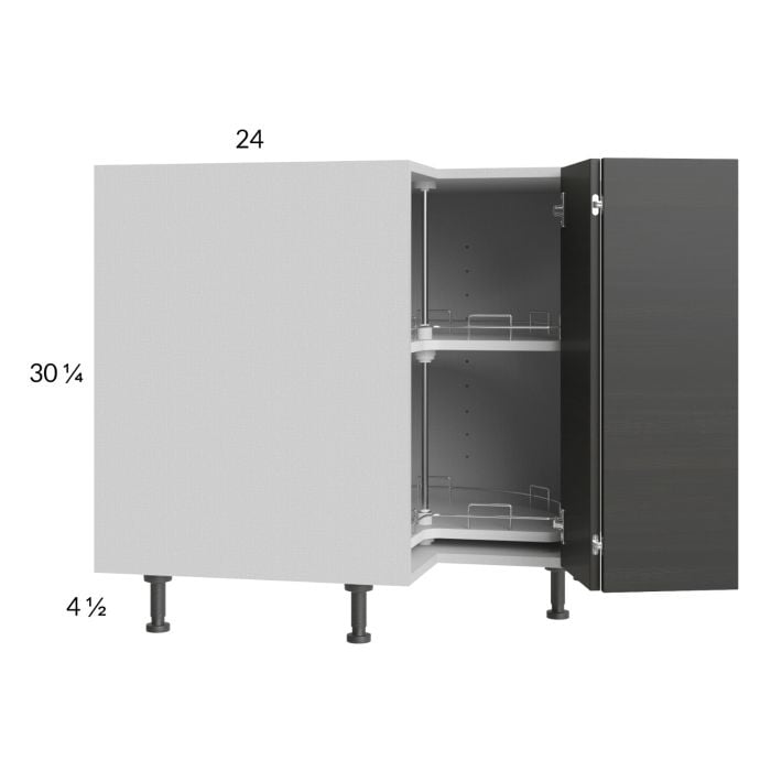 RTA Euro Cafe 33" Lazy Susan Base Cabinet with 1 Finished End Panel