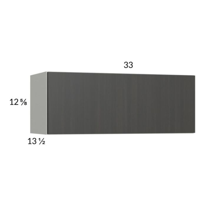 RTA Euro Cafe 33" x 12-5/8" Flip Up Door Wall Cabinet with 2 Finished End Panels