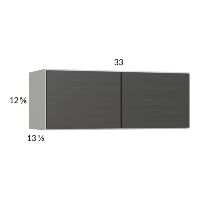 RTA Euro Cafe 33" x 12-5/8" Wall Cabinet with 2 Finished End Panels