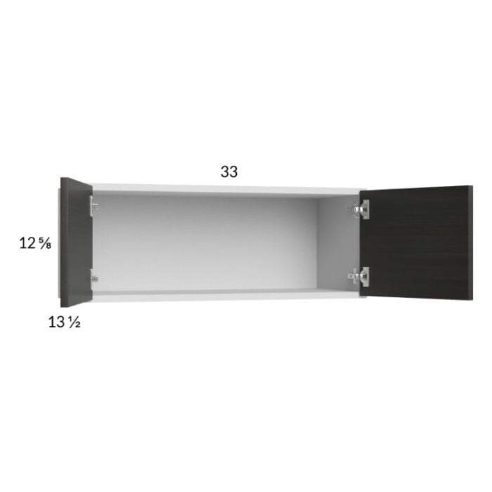 RTA Euro Cafe 33" x 12-5/8" Wall Cabinet with 2 Finished End Panels