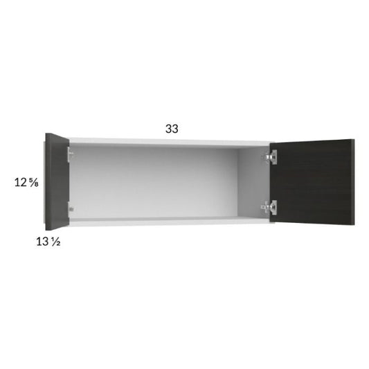 RTA Euro Cafe 33" x 12-5/8" Wall Cabinet with 2 Finished End Panels