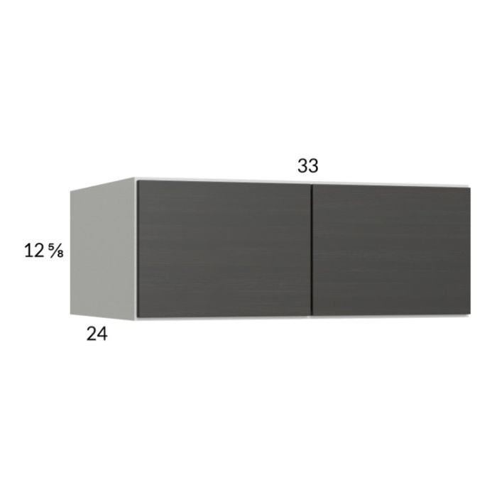 RTA Euro Cafe 33" x 12-5/8" x 24" Wall Cabinet with 2 Finished End Panels