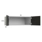 RTA Euro Cafe 33" x 12-5/8" x 24" Wall Cabinet with 2 Finished End Panels