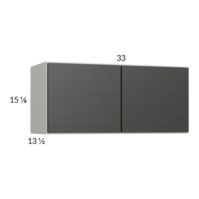 RTA Euro Cafe 33" x 15-1/8" Wall Cabinet with 1 Finished End Panel