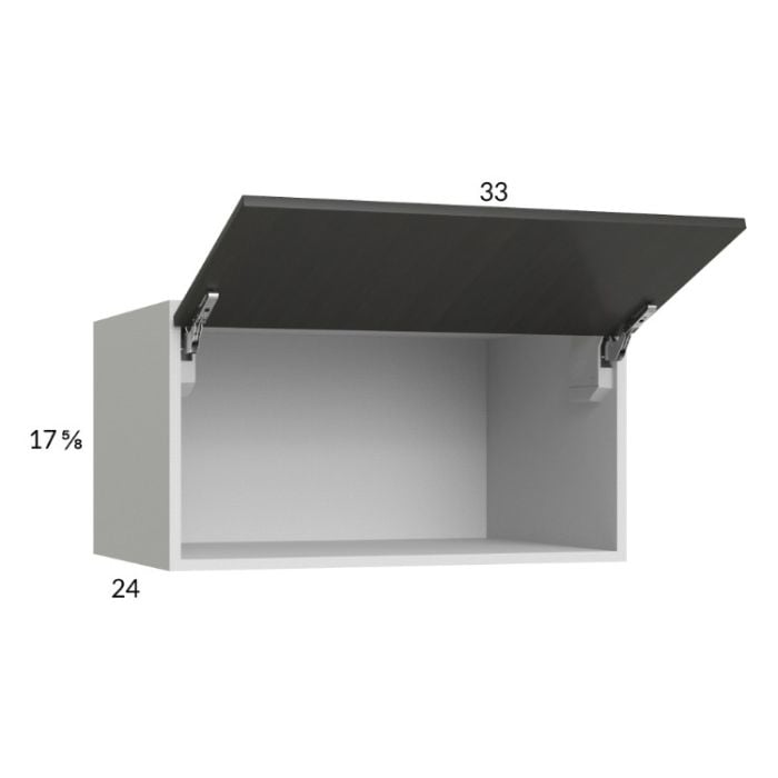 RTA Euro Cafe 33" x 17-5/8" x 24" Flip Up Door Wall Cabinet