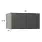 RTA Euro Cafe 33" x 17-5/8" x 24" Wall Cabinet with 1 Finished End Panel