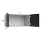 RTA Euro Cafe 33" x 17-5/8" x 24" Wall Cabinet with 2 Finished End Panels