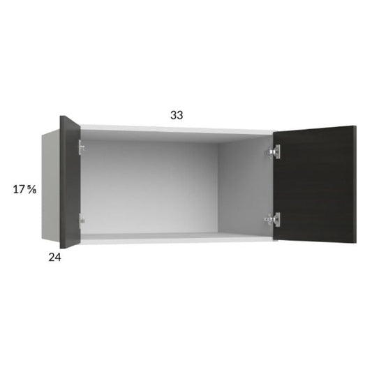 RTA Euro Cafe 33" x 17-5/8" x 24" Wall Cabinet