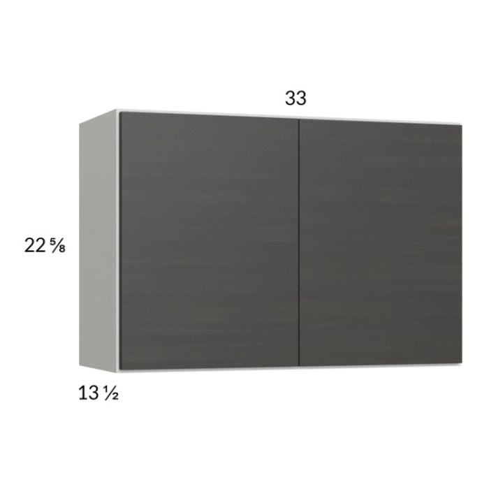 RTA Euro Cafe 33" x 22-5/8" Wall Cabinet with 2 Finished End Panels