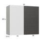 RTA Euro Cafe 33" x 30-1/4" Blind Corner Wall Cabinet