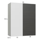 RTA Euro Cafe 33" x 40-1/4" Blind Corner Wall Cabinet