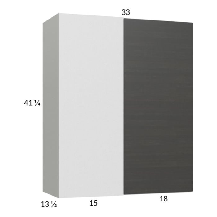 RTA Euro Cafe 33" x 40-1/4" Blind Corner Wall Cabinet