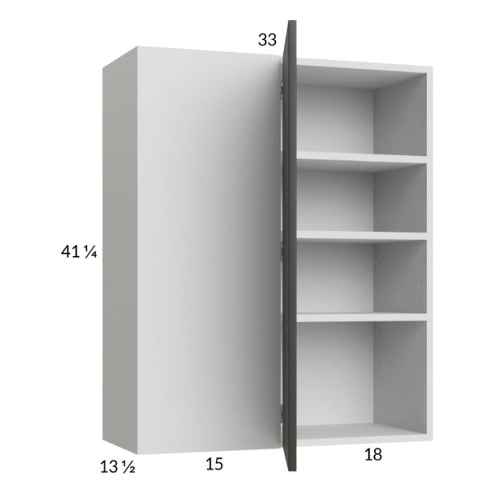 RTA Euro Cafe 33" x 40-1/4" Blind Corner Wall Cabinet with 2 Finished End Panels