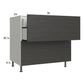 RTA Euro Cafe 36" 2-Drawer Base Cabinet with 1 Inner Drawer