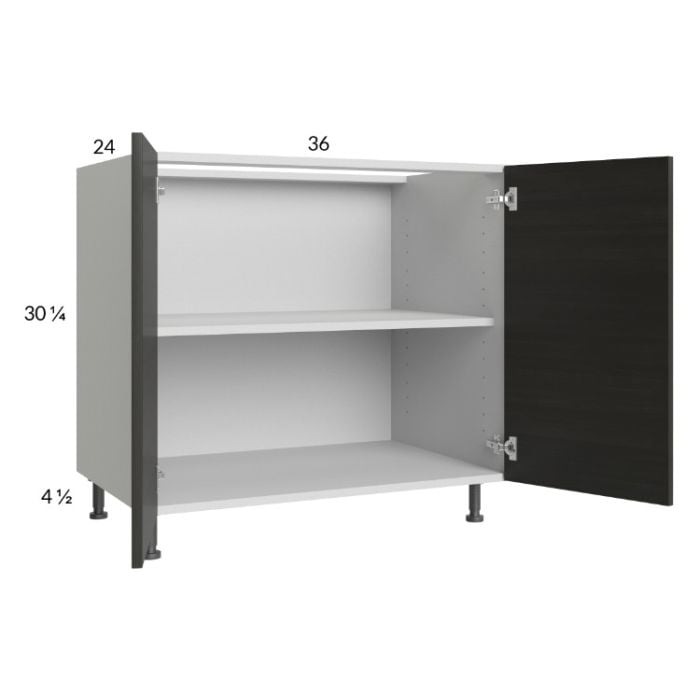 RTA Euro Cafe 36" Full Height Door Base Cabinet with 2 Finished End Panels
