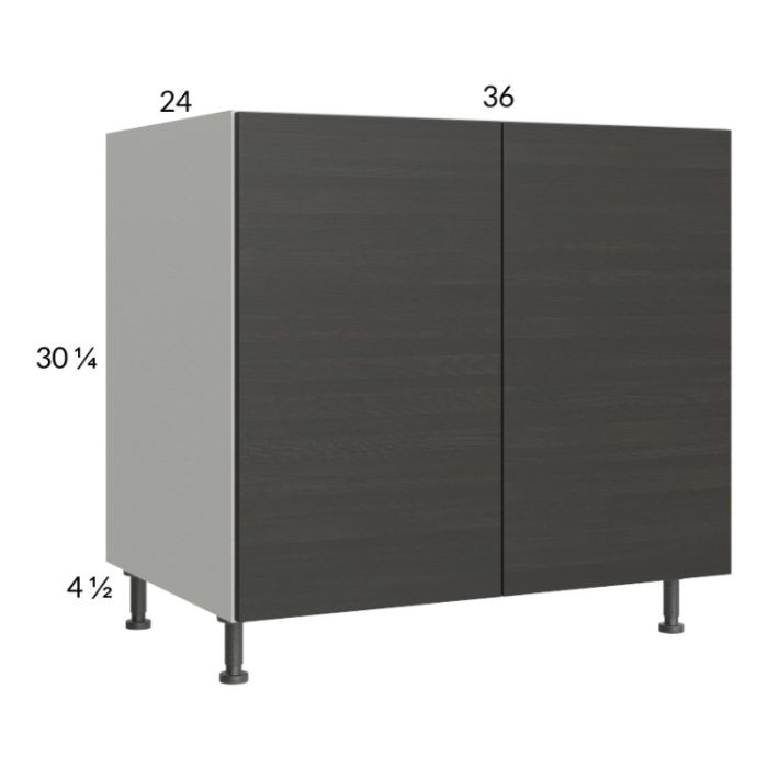 RTA Euro Cafe 36" Full Height Door Sink Base Cabinet