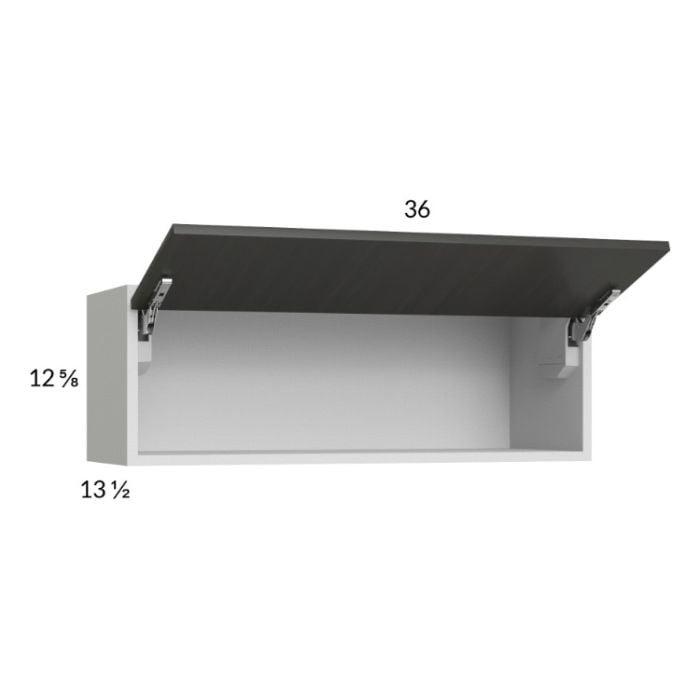 RTA Euro Cafe 36" x 12-5/8" Flip Up Door Wall Cabinet with 2 Finished End Panels