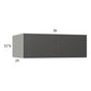 RTA Euro Cafe 36" x 12-5/8" x 24" Flip Up Door Wall Cabinet
