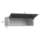 RTA Euro Cafe 36" x 12-5/8" x 24" Flip Up Door Wall Cabinet