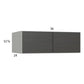 RTA Euro Cafe 36" x 12-5/8" x 24" Wall Cabinet