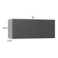 RTA Euro Cafe 36" x 15-1/8" Flip Up Door Wall Cabinet with 1 Finished End Panel