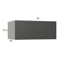 RTA Euro Cafe 36" x 15-1/8" x 24" Flip Up Door Wall Cabinet