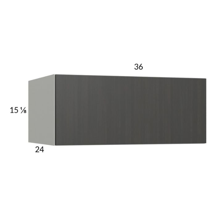 RTA Euro Cafe 36" x 15-1/8" x 24" Flip Up Door Wall Cabinet