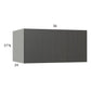RTA Euro Cafe 36" x 17-5/8" x 24" Flip Up Door Wall Cabinet