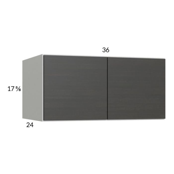 RTA Euro Cafe 36" x 17-5/8" x 24" Wall Cabinet with 1 Finished End Panel