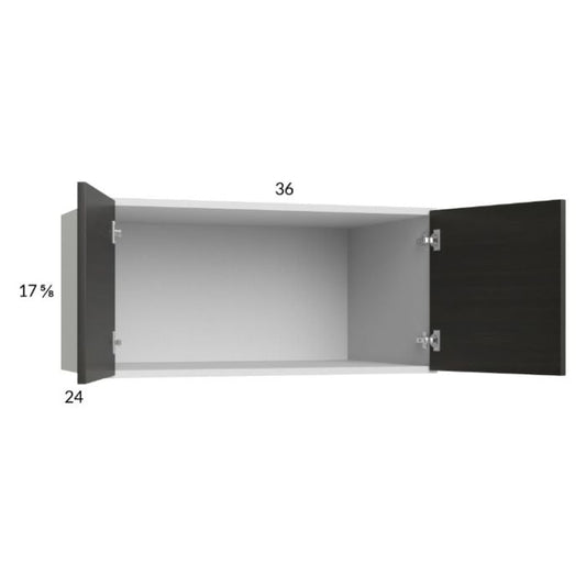 RTA Euro Cafe 36" x 17-5/8" x 24" Wall Cabinet with 2 Finished End Panels